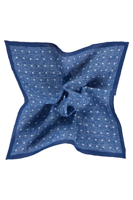BLUE DOUBLE-SIDED POCKET SQUARE 1