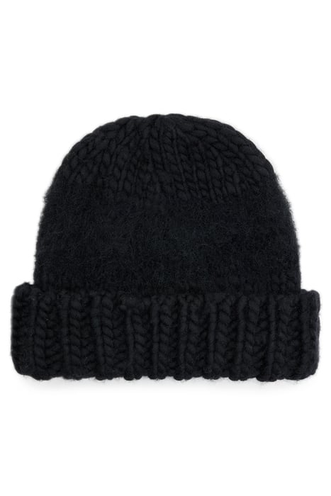 AMBER MIX BEANIE BLACK 2