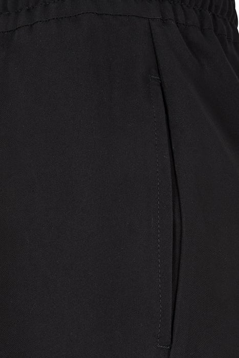 LADIES VICOSE STRAIGHT LEG CARGO PANTS BLACK 8