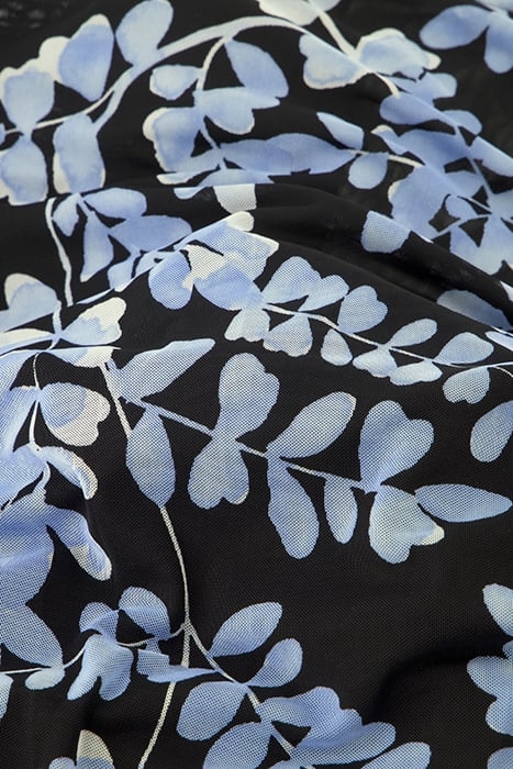 JOHANNA TOP BLACK/CORNFLOWER BLU 2