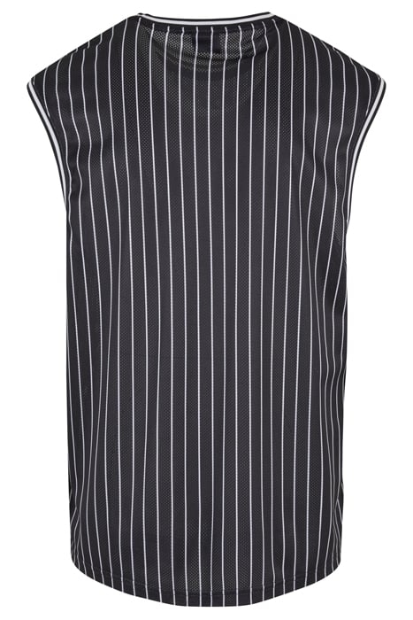 STRIPED MESH TANKTOP BLACK/WHITE 5