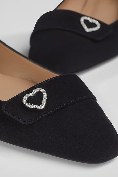 AMORE HEART SLIPPERS BLACK 4