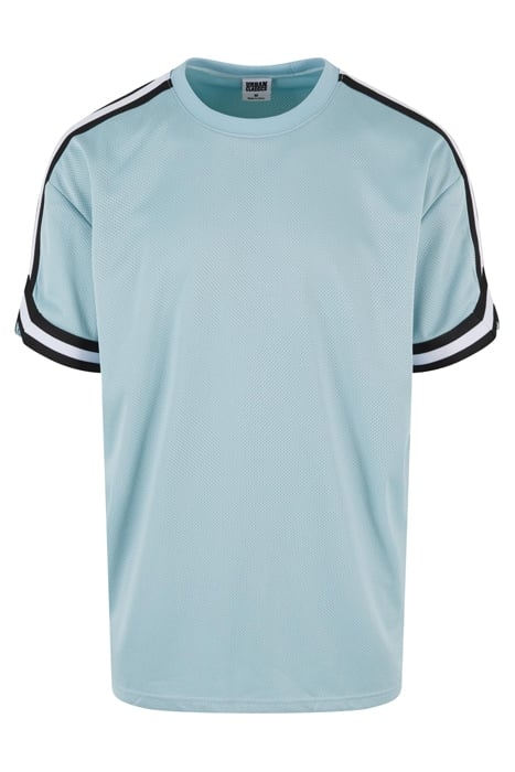 OVERSIZED STRIPES MESH TEE OCEANBLUE 4