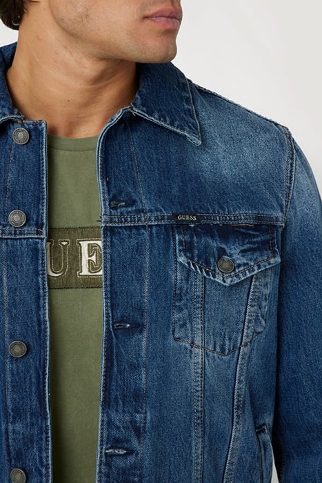 ES DILLON JACKET MEDIUM WASH 5