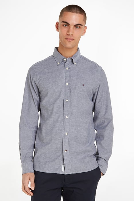 CORE 1985 FLEX OXFORD SHIRT, SLIM FIT, GREY 1