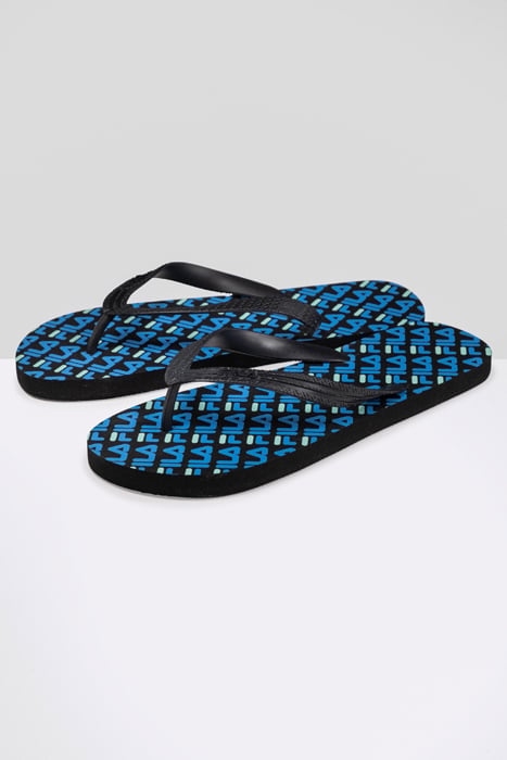 TROY LOGO SLIPPER BLACK 3