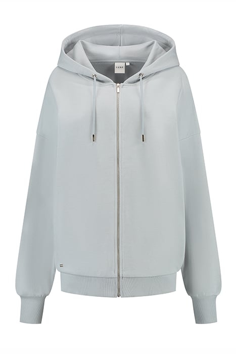 ZOYA ZIP UP HOODIE PEARL BLUE 1