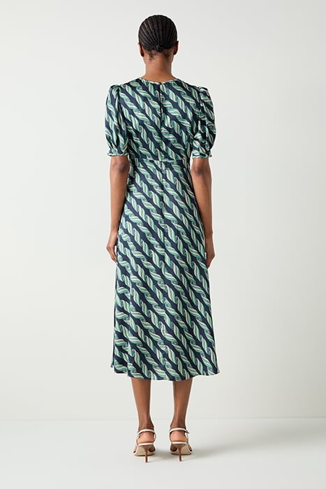 JEM RIBBON MIDI DRESS NAVY MULTICOLOR 2