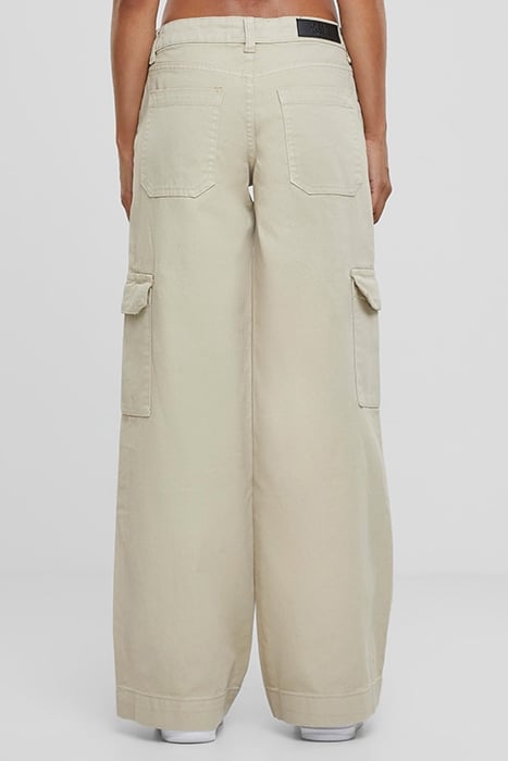 LADIES LOW WAIST CARGO DENIM OFFWHITE RAW 2