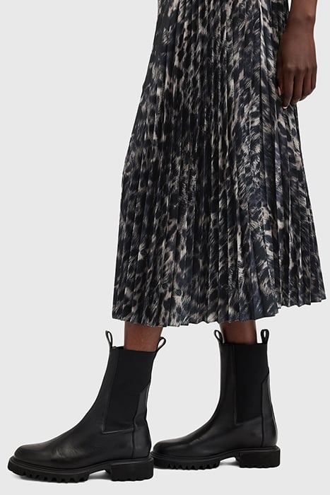 JINX PLEATED DRESS JINX TAUPE BROWN 8