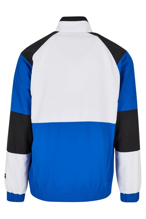 STARTER COLOR BLOCK RETRO JACKET WHITE/COBALTBLUE/BLACK 5