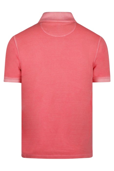 SUMMER PIQUEE POLO CORAL RED 2
