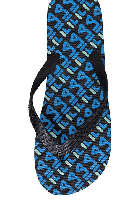 TROY LOGO SLIPPER BLACK 2