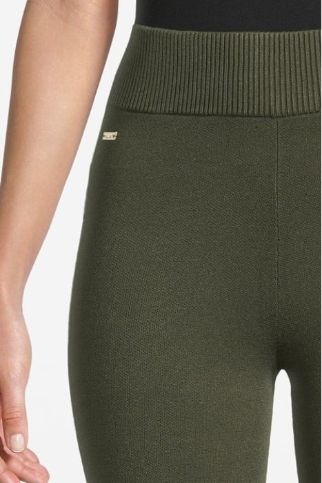 OLLY FLARED PANTS DEEP MOSS 4