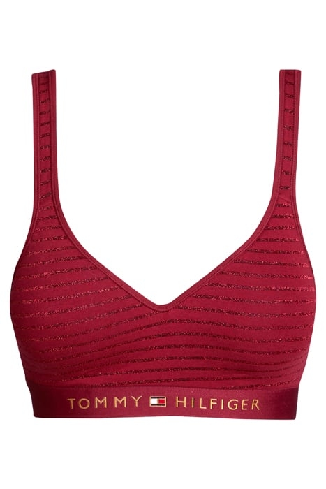 BRALETTE LIFT LUREX PINSTRIPE LUREX ROUGE 4