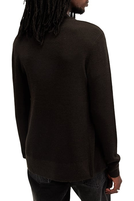 MODE MERINO OPEN CAR COFFEE BROWN 2