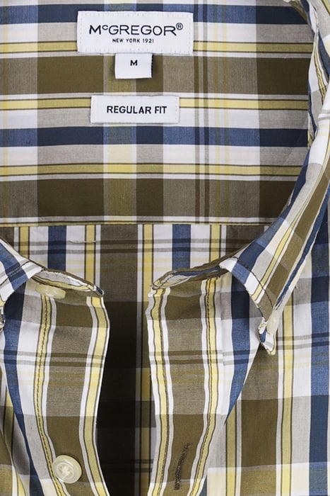 SUMMER CHECK SHIRT OLIVE 7