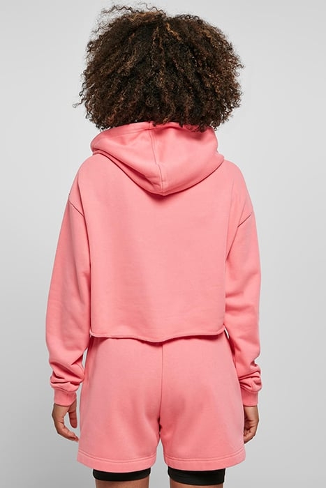 LADIES STARTER CROPPED HOODY PINKGRAPEFRUIT 2