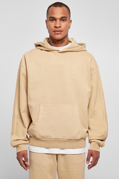 HEAVY TERRY GARMENT DYE HOODY UNIONBEIGE 1
