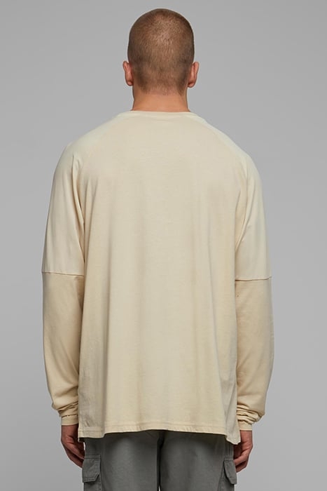RAGLAN BACK LONGSLEEVE SAND 2
