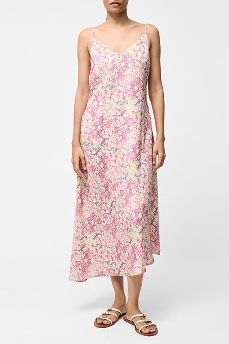 DONNA ASYMMETRIC DRESS SZ18 STRAWBERRY SHAK 1