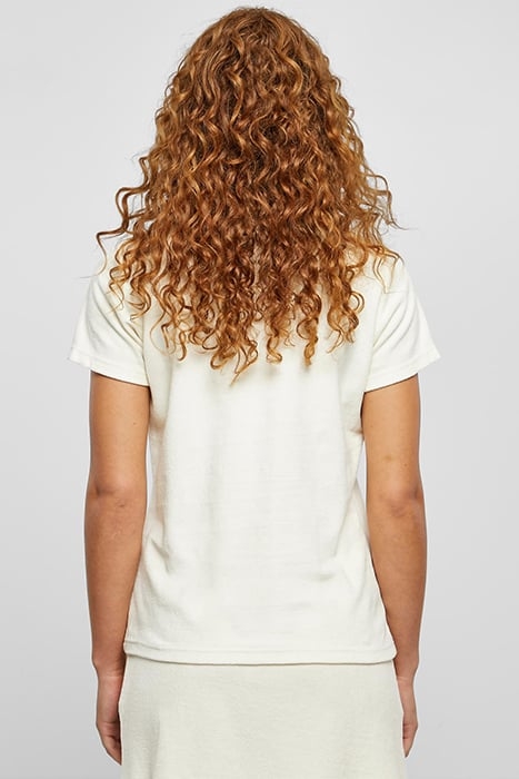 LADIES TOWEL POLO TEE PALEWHITE 2