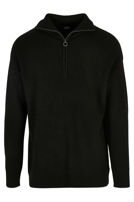 OVERSIZED KNITTED TROYER BLACK 4