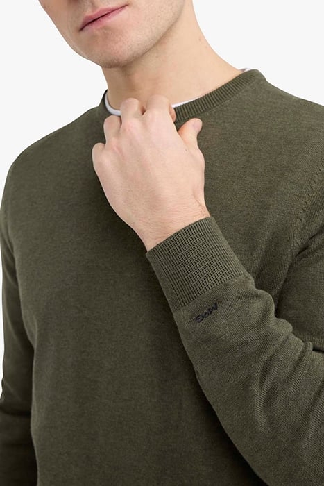 C-NECK SWEATER OLIVE 6