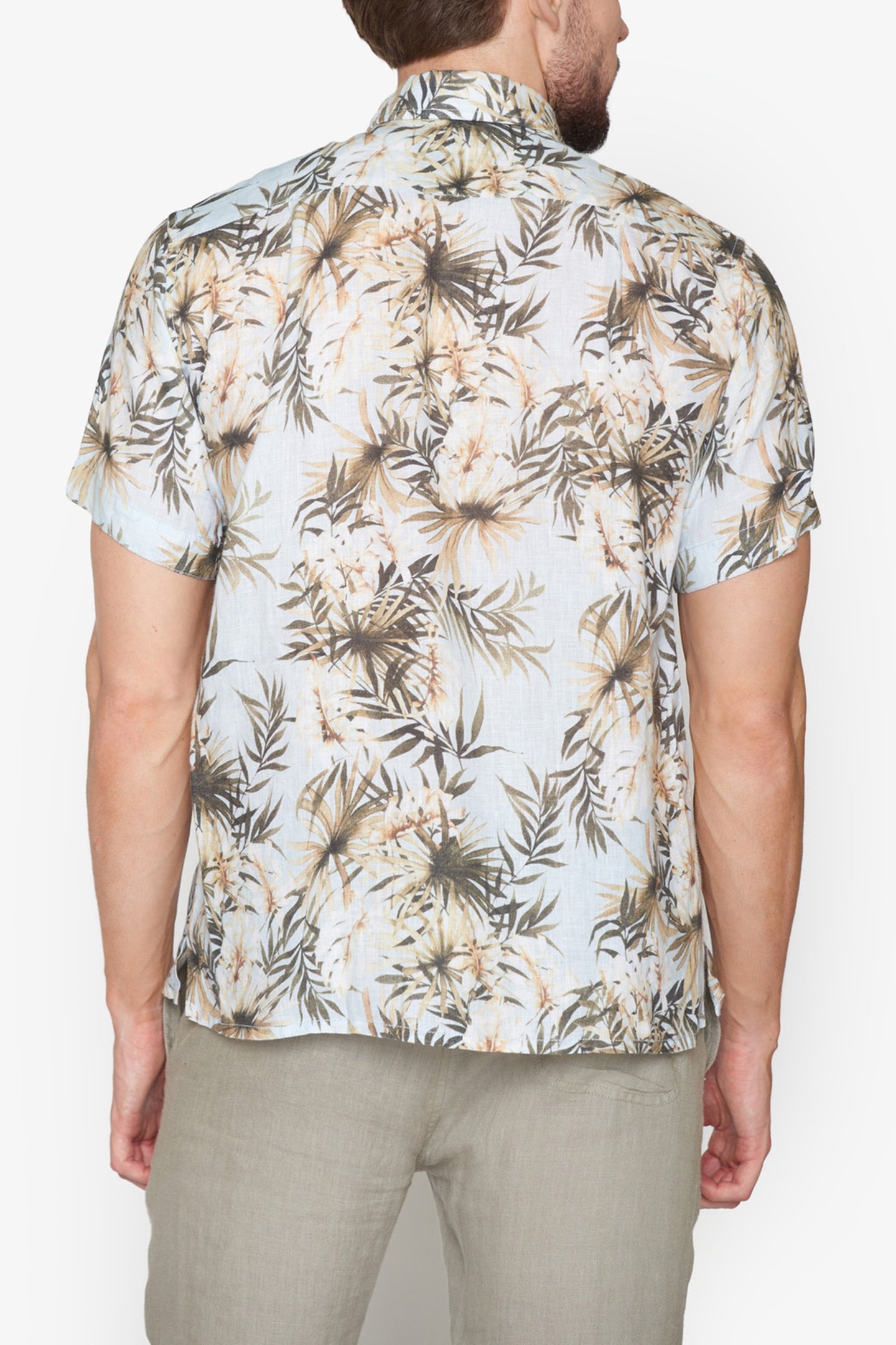 BENTONSI LINEN PRINT AIR BLUE 2