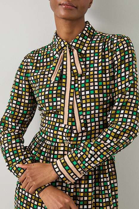 ETHEL SILK SHIRT DRESS BLACK 4