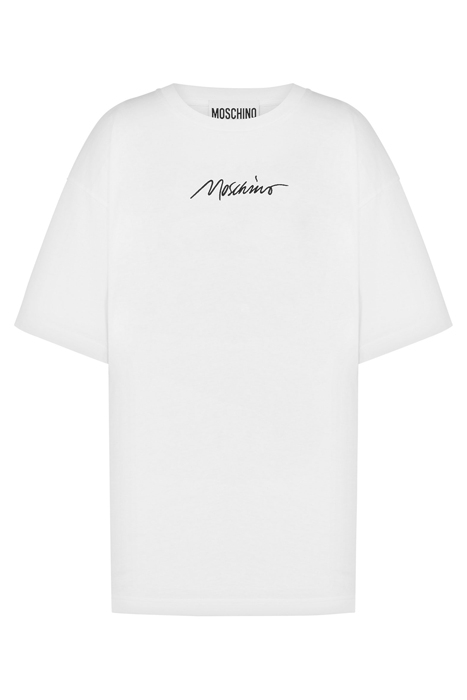 ORGANIC JERSEY T-SHIRT LOGO EMBROIDERY WHITE 3