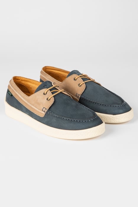 MENS SHOE COSTAS BLUE/TAN BLUE 2