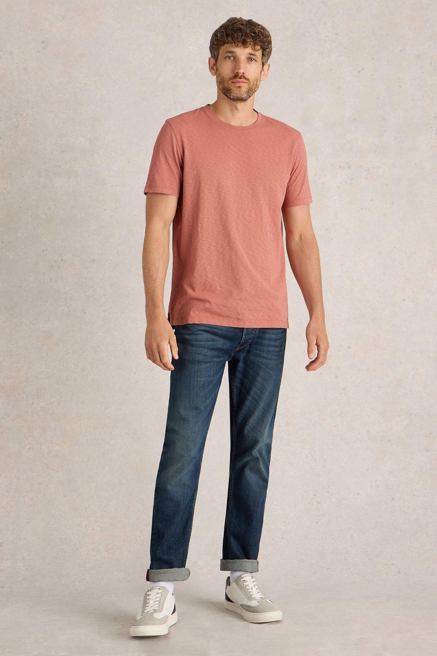 ABERSOCH SHORT SLEEVE TEE MID PINK 1