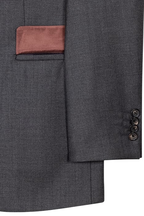 GENTS SLIM FIT 2 BUTTON JACKET GREY MELANGE 4