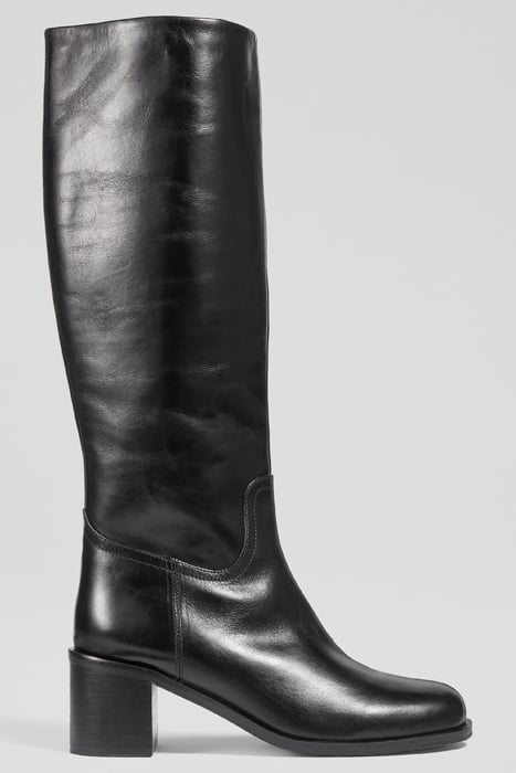 CLAUDE ROUNDED BOOTS BLACK 1