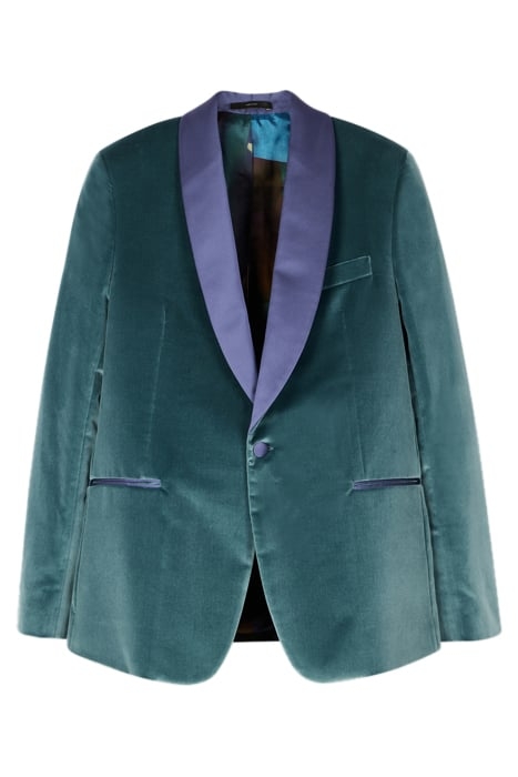 MENS 2BTN JACKET GREYISH BLUE 1