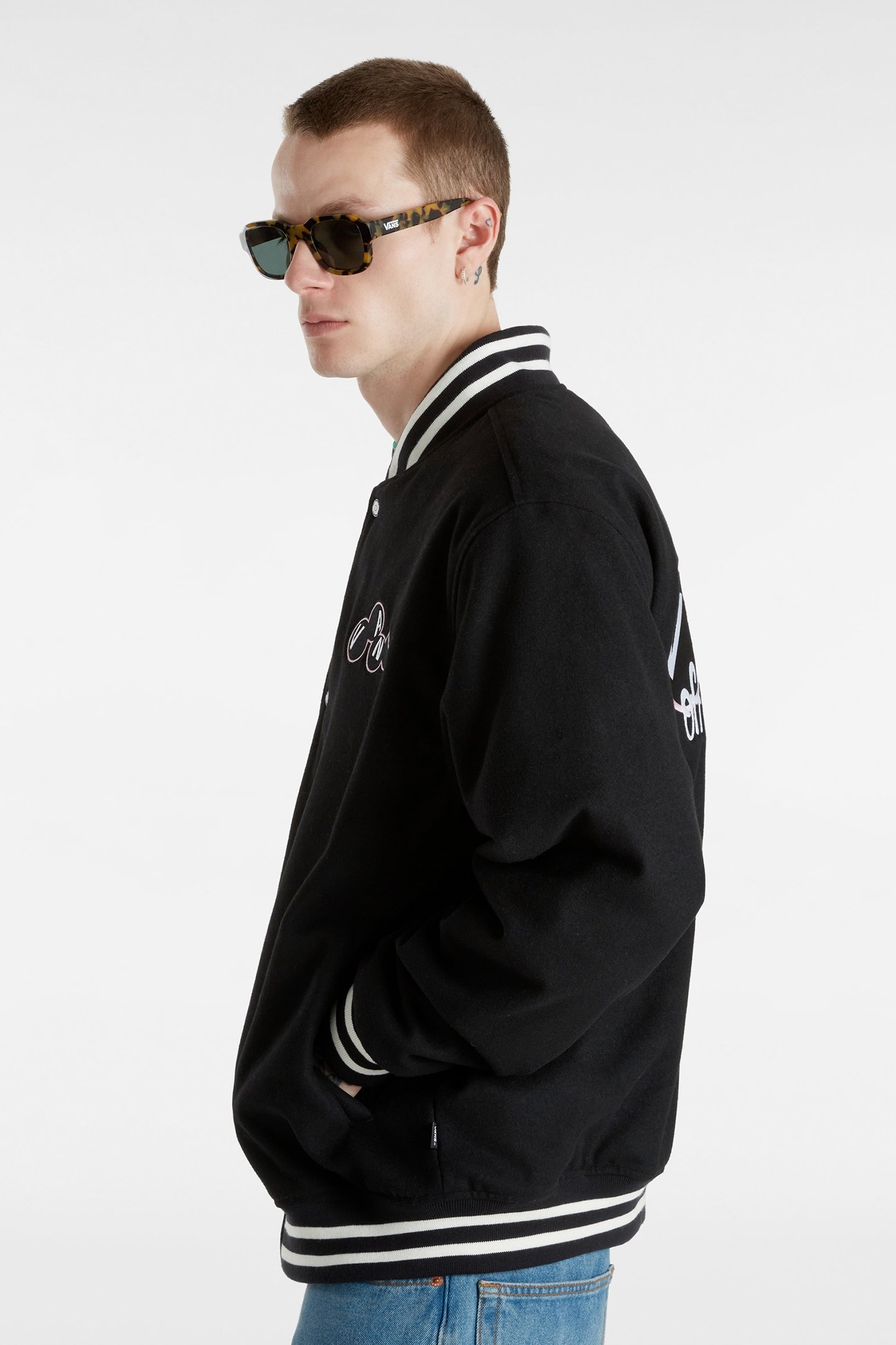 SCUTTLE BASEBALL JACKET BLACK 6