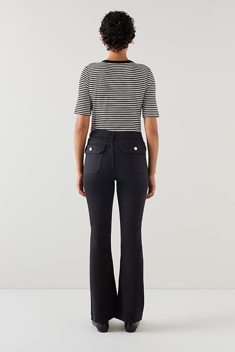 MILLIE KICKFLARE FLARED JEANS BLACK 2