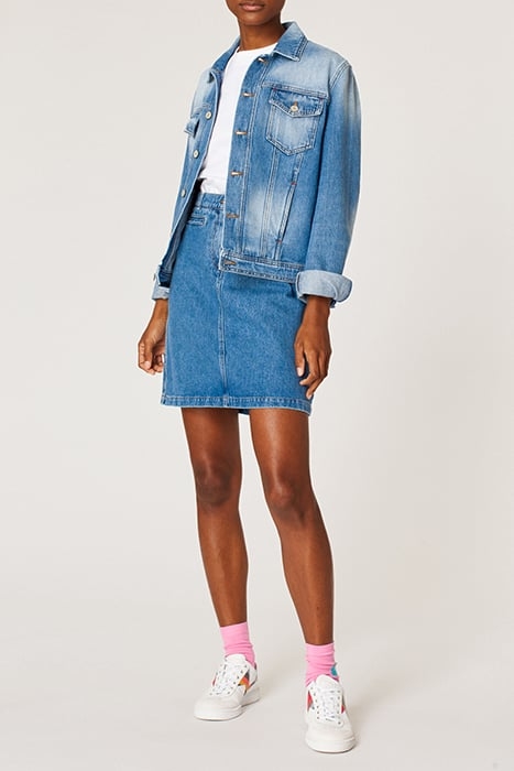 WOMENS DENIM SKIRT MEDIUM BASE 3