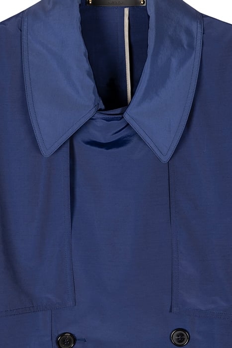 MENS SHORT COAT WITH BELT INDIGO 7