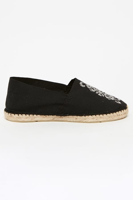 AURIANE ESPADRILLES BLACK ECRU 1