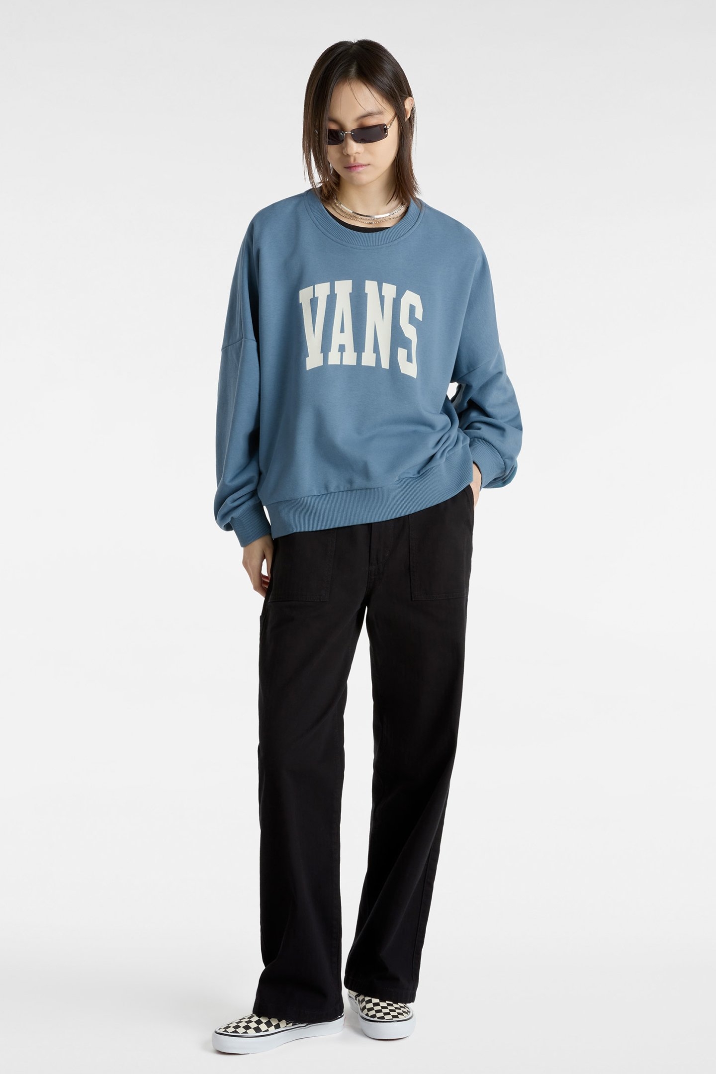 STADIUM LOOSE CREW BLUESTONE 3