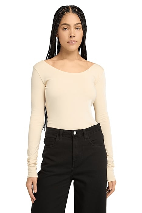 LONG-SLEEVE SLIM FIT TEE ANGORA 1