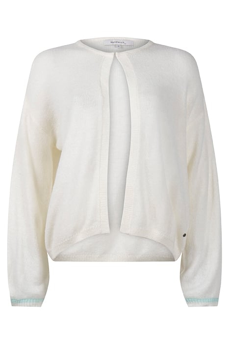 CARDIGAN LONG SLEEVES CLOUD DANCER 1