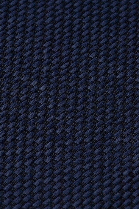 SS POPCORN JERSEY CAMP SHIRT NAVY 3