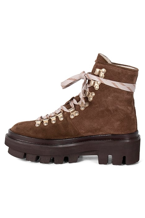 WANDA SHEARLING BOOT CHOCOLATE BROWN 3