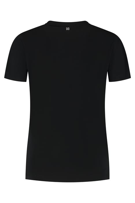 NIKKIE ORNAMENT T-SHIRT BLACK 2