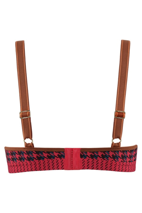 ARASAID RED PIED DE POULE 4