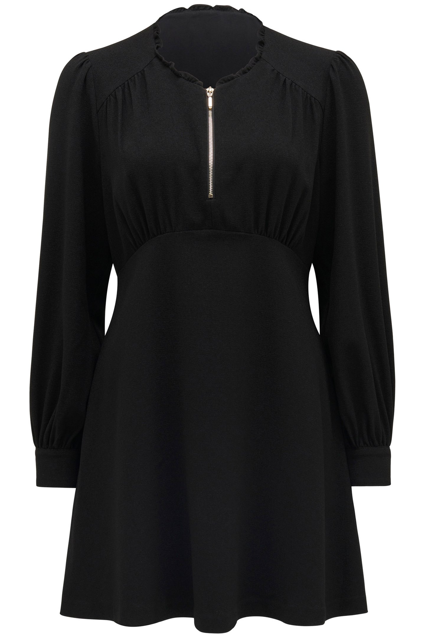 JENSEN PETITE RING PULLER MINI DRESS BLACK 4