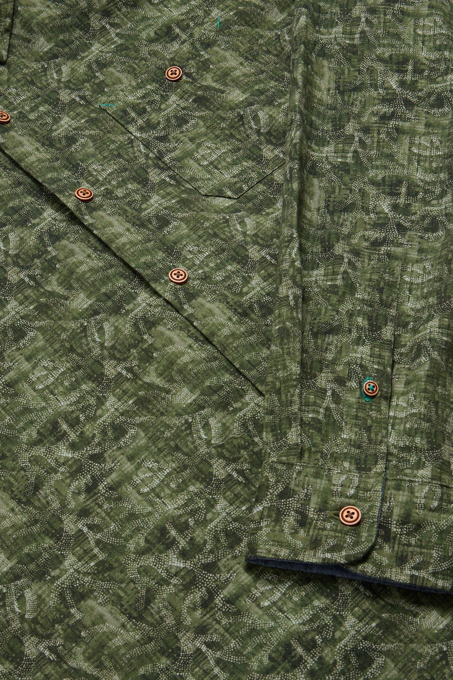 SEAWEED PRINTED SHIRT GREEN PRINT 8